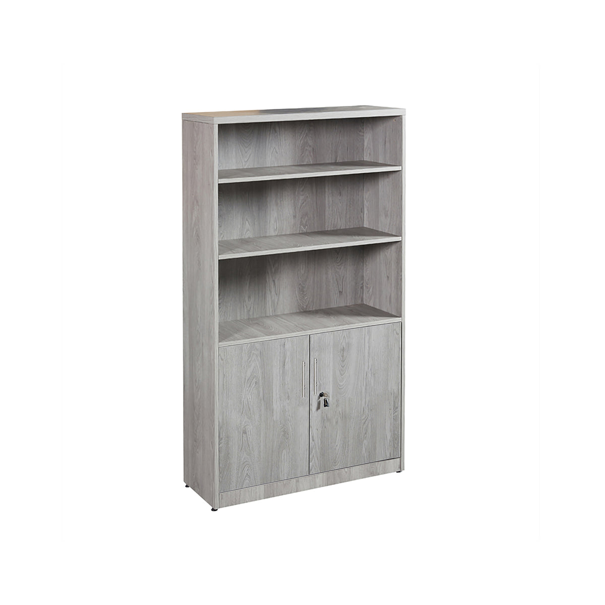 KONA FIVE-SHELF 65" FOUR-SHELVE BOOKCASE WITH DOORS