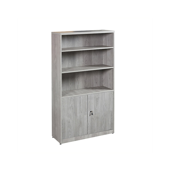 KONA FIVE-SHELF 65" FOUR-SHELVE BOOKCASE WITH DOORS