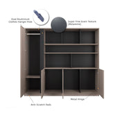 EXECUTIVE HOME & OFFICE CABINET WITH COAT HANGER