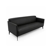 LEATHER THREE SEAT SOFA