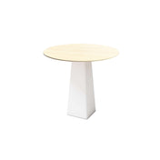 MILLENIAL SOLID ASH WOOD AND WHITE TABLE