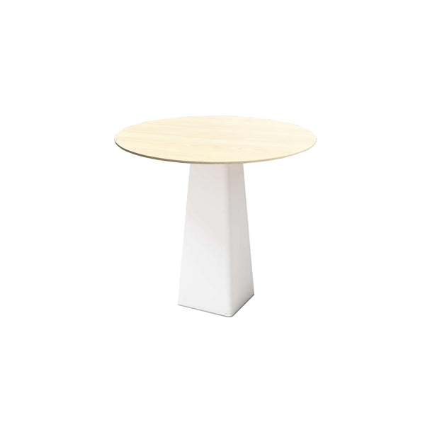 MILLENIAL SOLID ASH WOOD AND WHITE TABLE