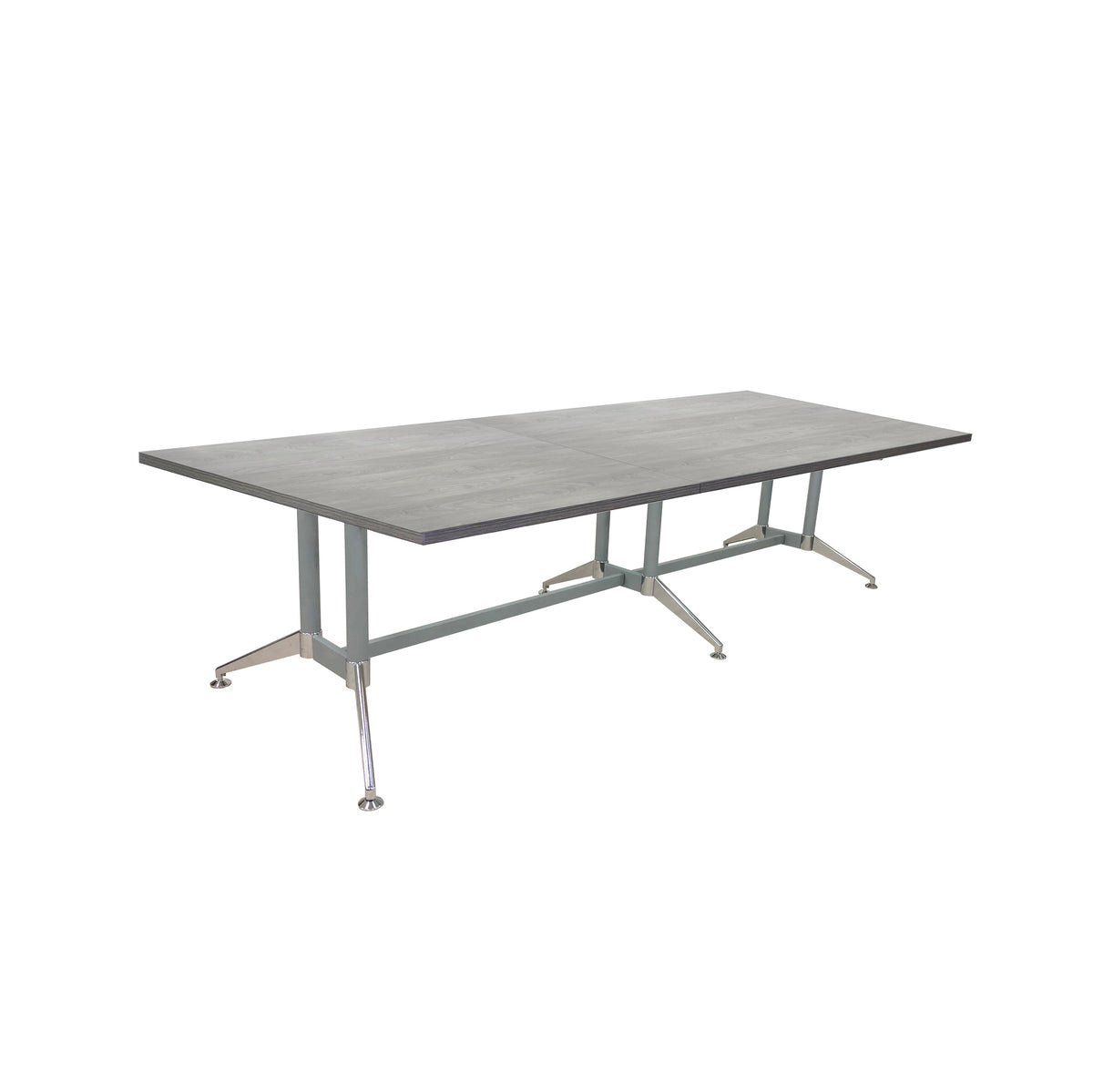 QUANTUM RECTANGULAR 144" STEEL FRAME BASE CONFERENCE TABLE
