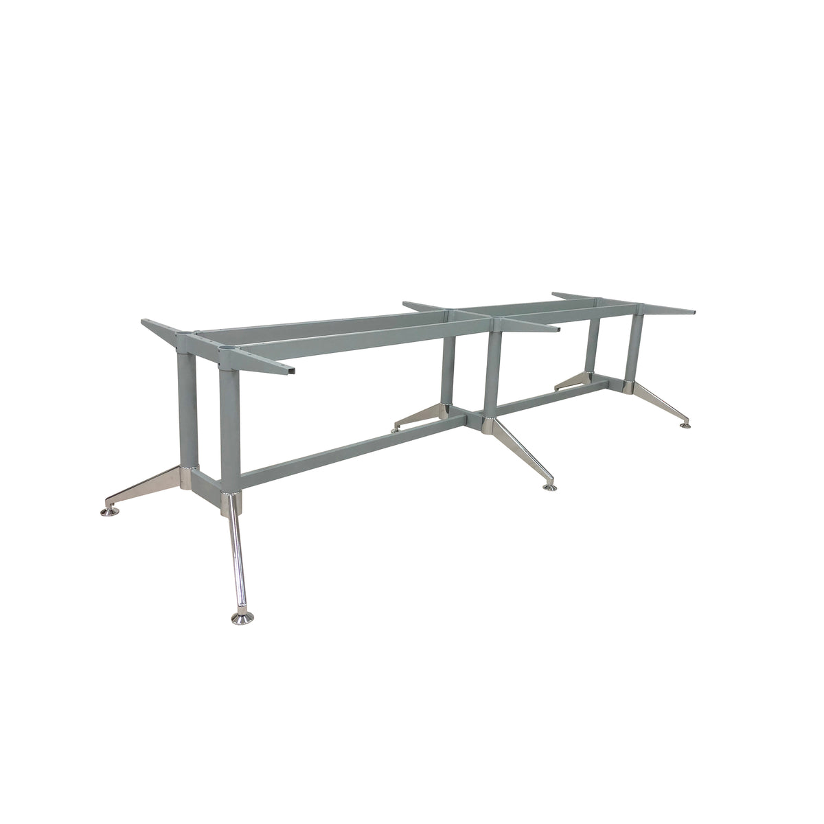 QUANTUM RECTANGULAR 144" STEEL FRAME BASE CONFERENCE TABLE