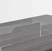 Acrylic desk top barrier in puerto rico