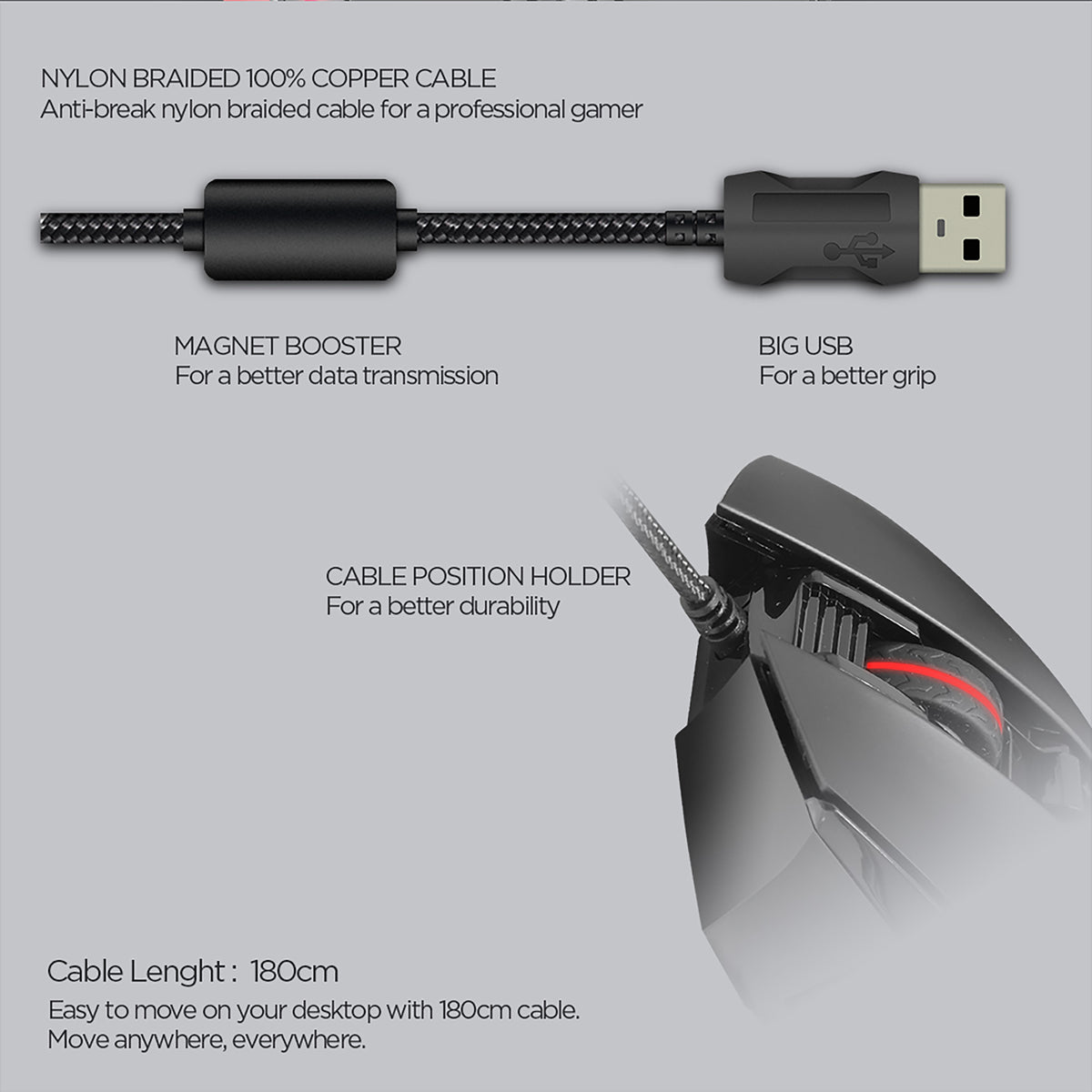 FANTECH X11 DAREDEVIL MACRO RGB RUNNING CHROMA GAMING MOUSE