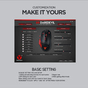 FANTECH X11 DAREDEVIL MACRO RGB RUNNING CHROMA GAMING MOUSE