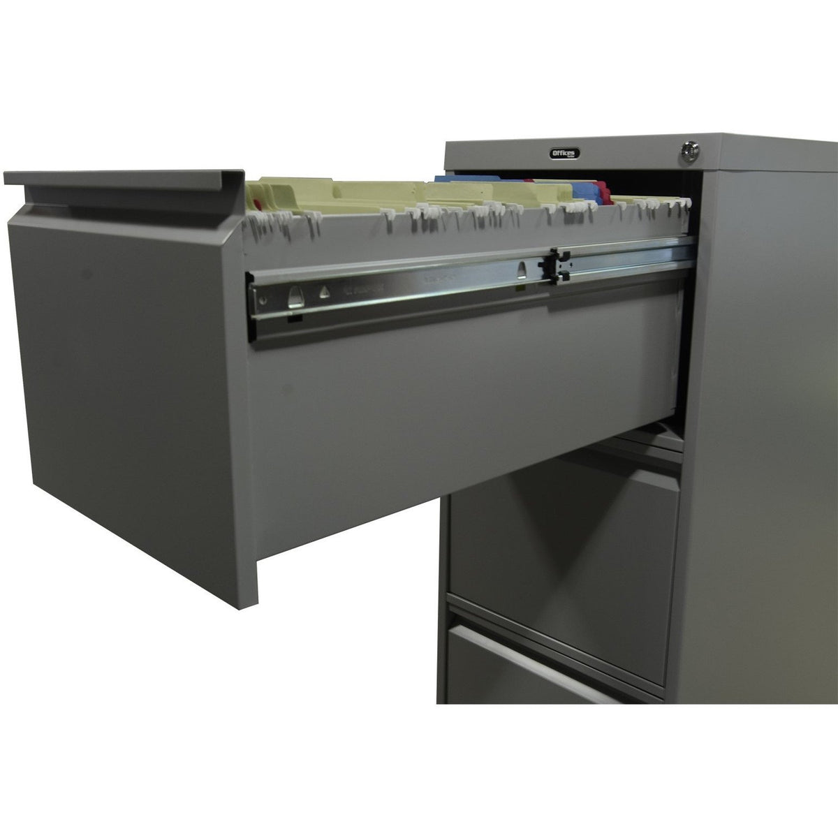 GLO-1925401-LT-GRY - 4-DRAWER LETTER VERTICAL-GLOBAL-OFXoffice