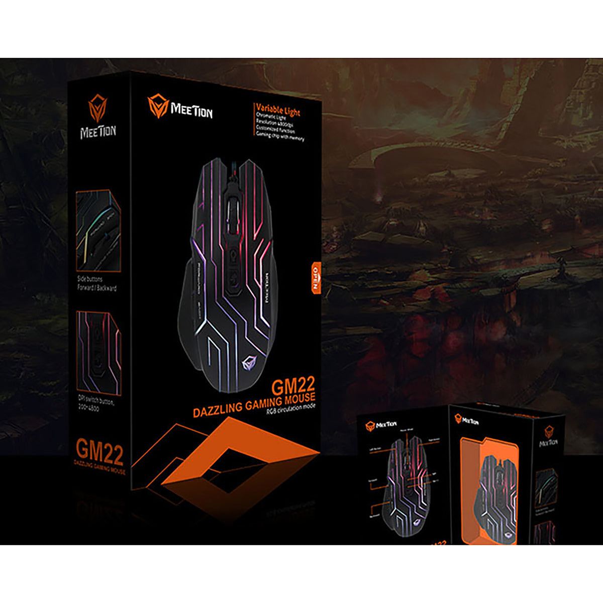 MEETION MT-GM22 DAZZLING GAMING MOUSE