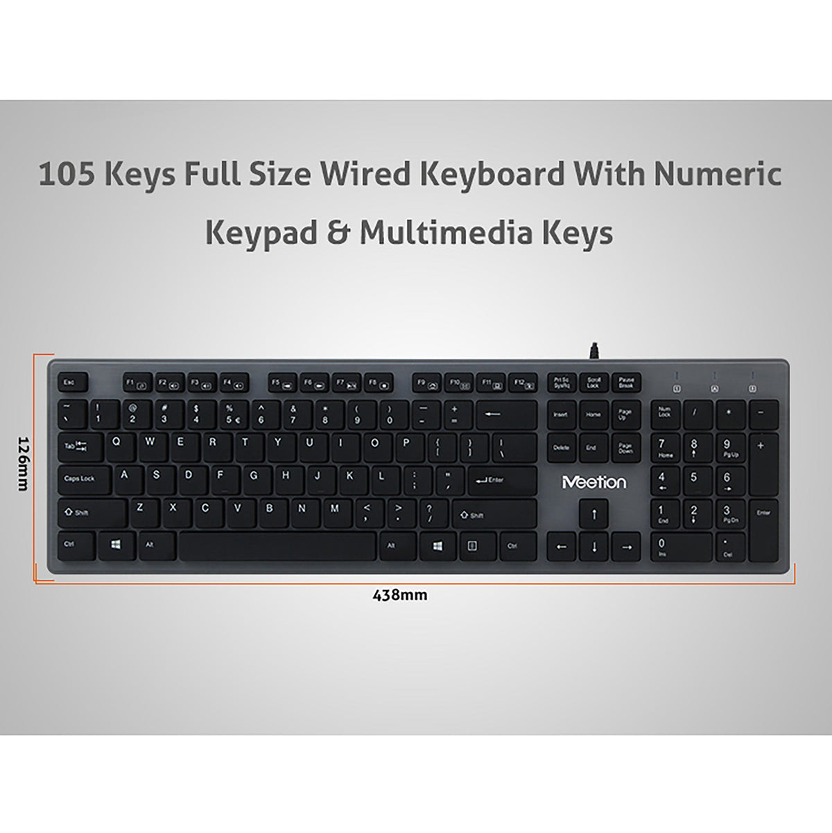 MEETION MT-K841 USB STANDARD KEYBOAR