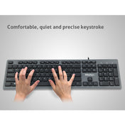 MEETION MT-K841 105 KEYS USB WIRED KEYBOARD ULTRA-THIN KEYCAPS