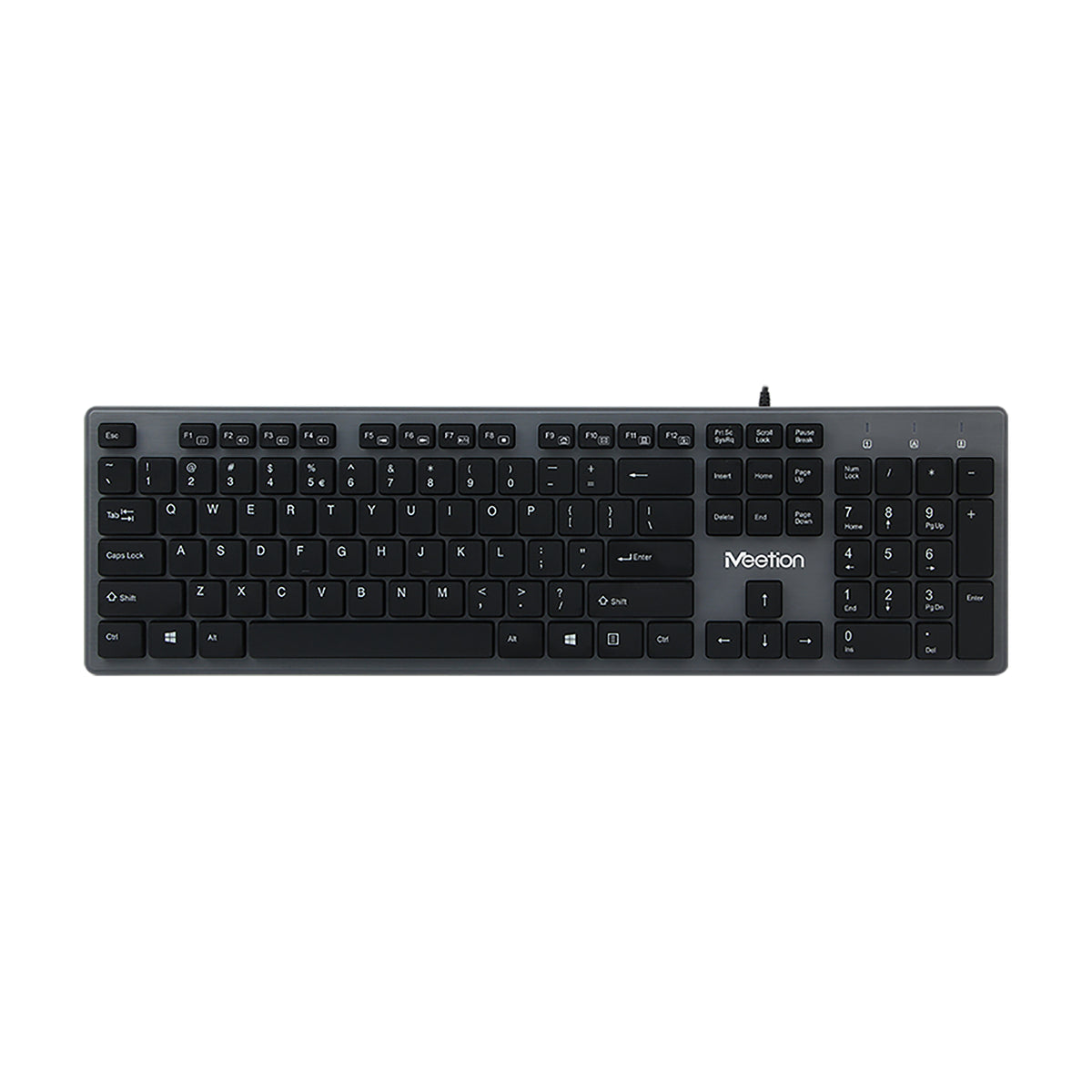 MEETION MT-K841 105 KEYS USB WIRED KEYBOARD ULTRA-THIN KEYCAPS