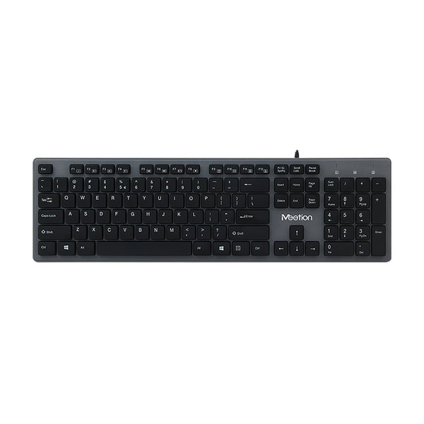 MEETION MT-K841 105 KEYS USB WIRED KEYBOARD ULTRA-THIN KEYCAPS