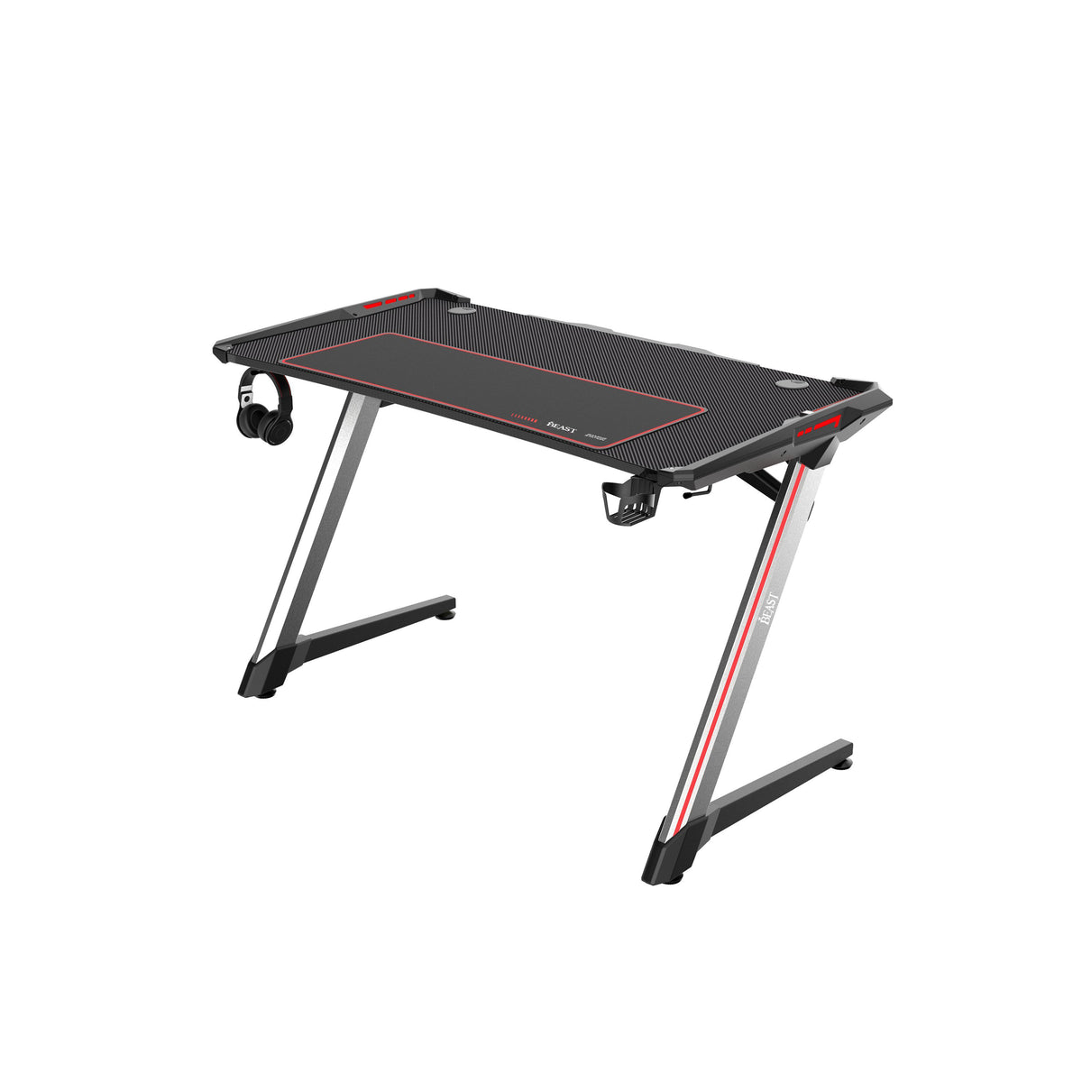 PTERO PRO GAMING TABLE W/ INTEGRATED RGB LIGHTS