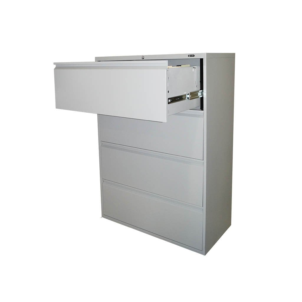 GLO-1936-4F12-GRY - 4-DRAWER LATERAL FILE-GLOBAL-OFXoffice