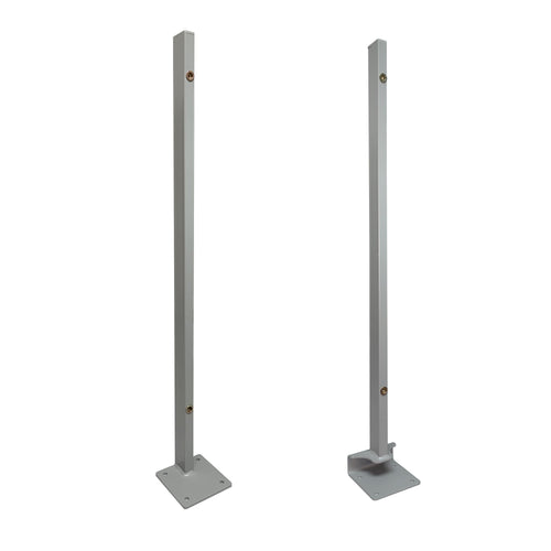 acrylic shield panel screen metal support bars for tops