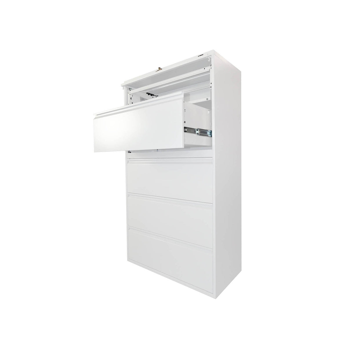 GLOBAL 5-DRAWER FIXED FRONT METAL LATERAL FILE