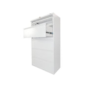 GLOBAL 5-DRAWER FIXED FRONT METAL LATERAL FILE
