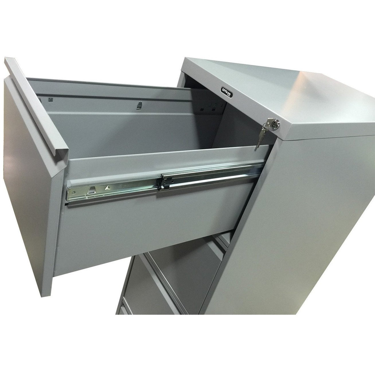 GLO-1925401-LT-GRY - 4-DRAWER LETTER VERTICAL-GLOBAL-OFXoffice