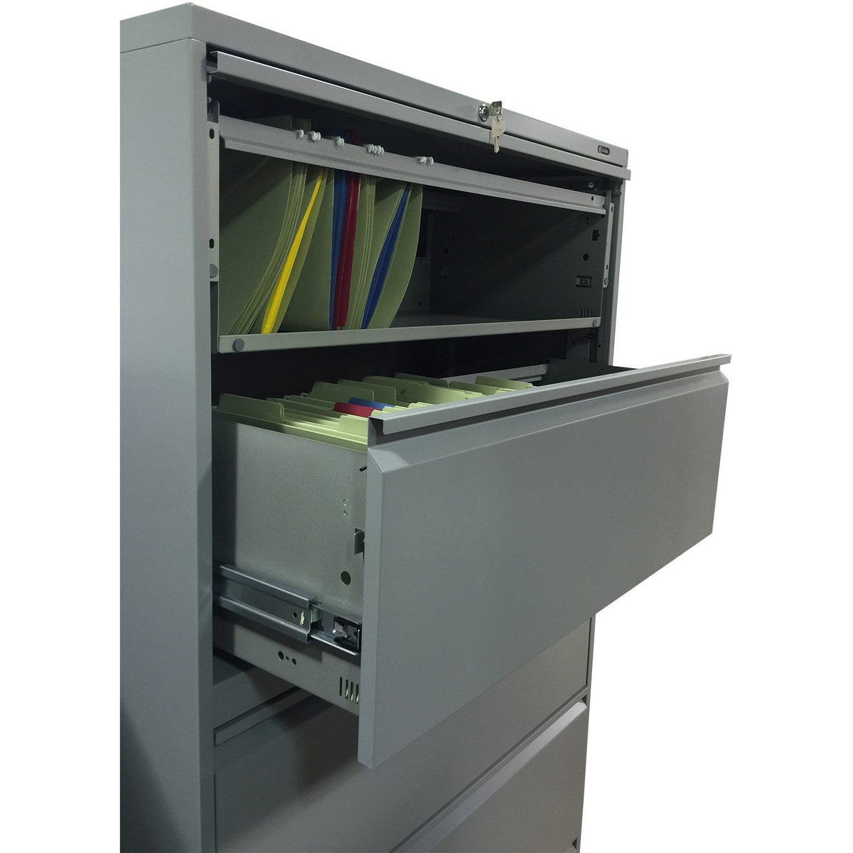 GLO-1936P-5D-GRY - 5-DRAWER LATERAL-GLOBAL-OFXoffice
