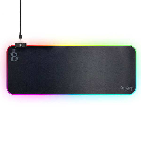 BEAST RGB BUSINESS EXTENDED KEYBOARD MOUSEPAD