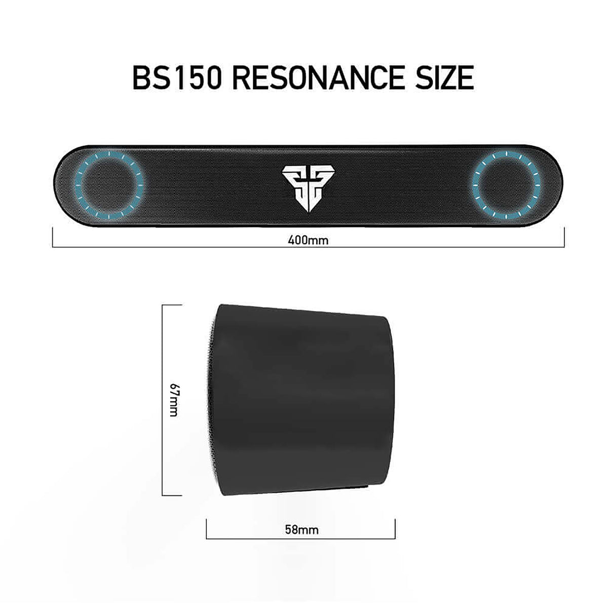 FANTECH RESONANCE BS150 BLACK BLUETOOTH SPEAKER