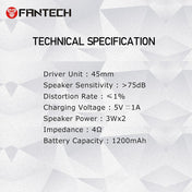 FANTECH RESONANCE BS150 BLACK BLUETOOTH SPEAKER