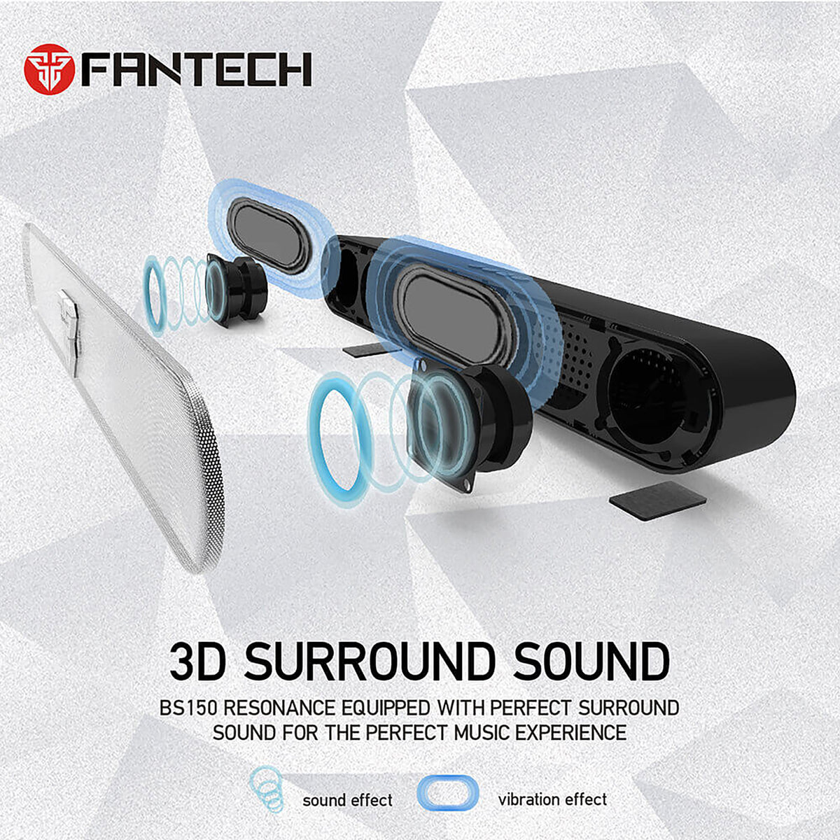 FANTECH RESONANCE BS150 BLACK BLUETOOTH SPEAKER