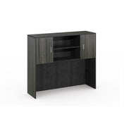 VERSA LAMINATE MODERN 60" TWO-DOOR TWO-SHELF GAMING HUTCH