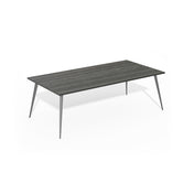 Black & white 95" x 40" conference table