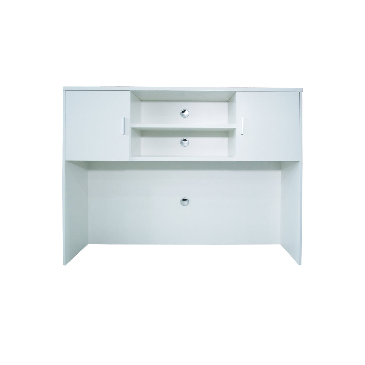 VERSA LAMINATE MODERN 60" TWO-DOOR TWO-SHELF GAMING HUTCH