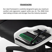 LEVIATHAN RACING GAMING CHAIR WITH ERGONOMIC LUMBAR SUPPORT