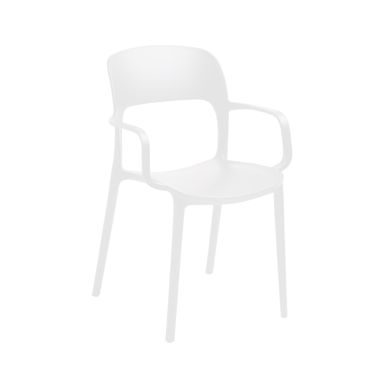 FORTE-A COMMERCIAL GRADE FIBERGLASS-COMPOSITE STACKING CHAIR WITH ARMS ...