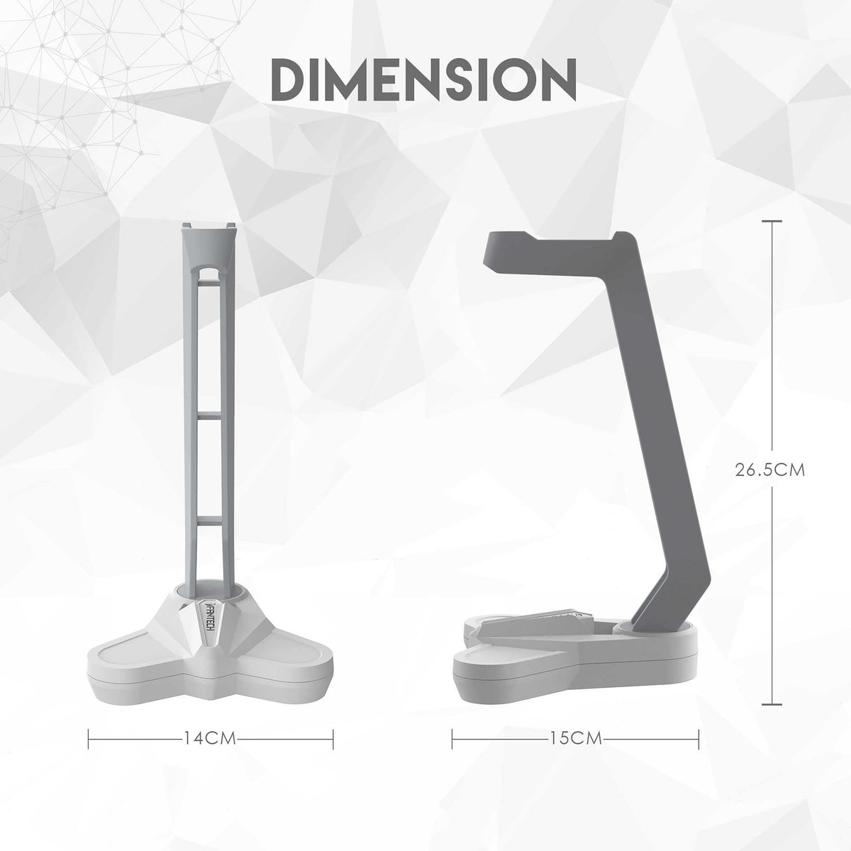 FANTECH AC3001 HEADSET STAND - WHITE SPACE EDITION