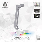 FANTECH AC3001S RGB HEADSET STAND - WHITE SPACE EDITION