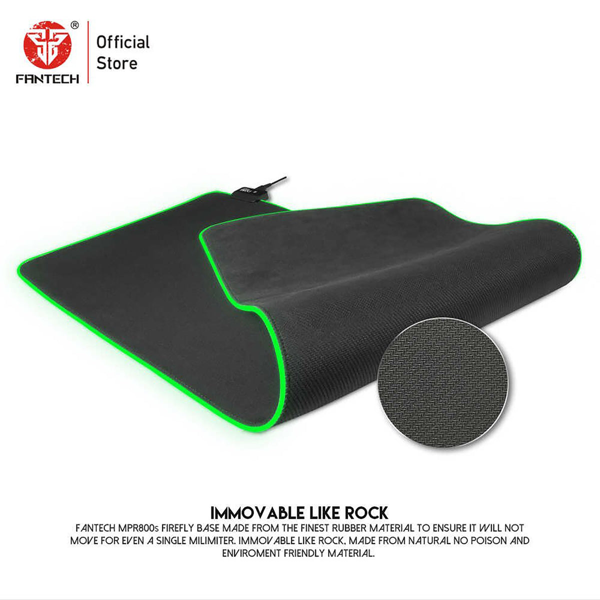 FANTECH MPR800S FIREFLY RGB MOUSEPAD