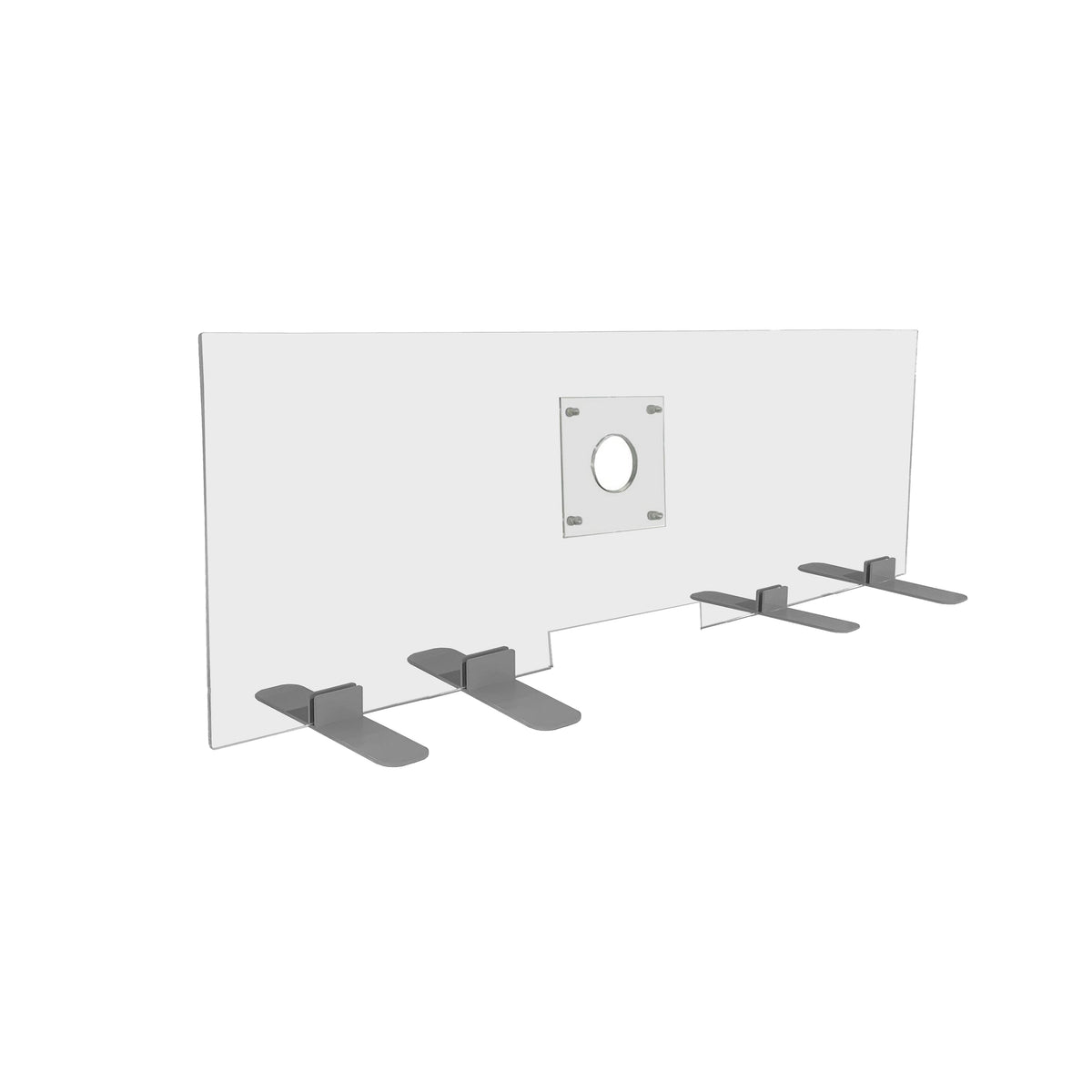 FRONTLINE20 FREESTANDING  INVISIBLE BARRIER WITH CLEAR SPEAK THRU