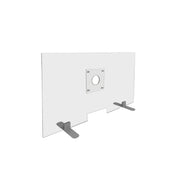 FRONTLINE20 FREESTANDING  INVISIBLE BARRIER WITH CLEAR SPEAK THRU