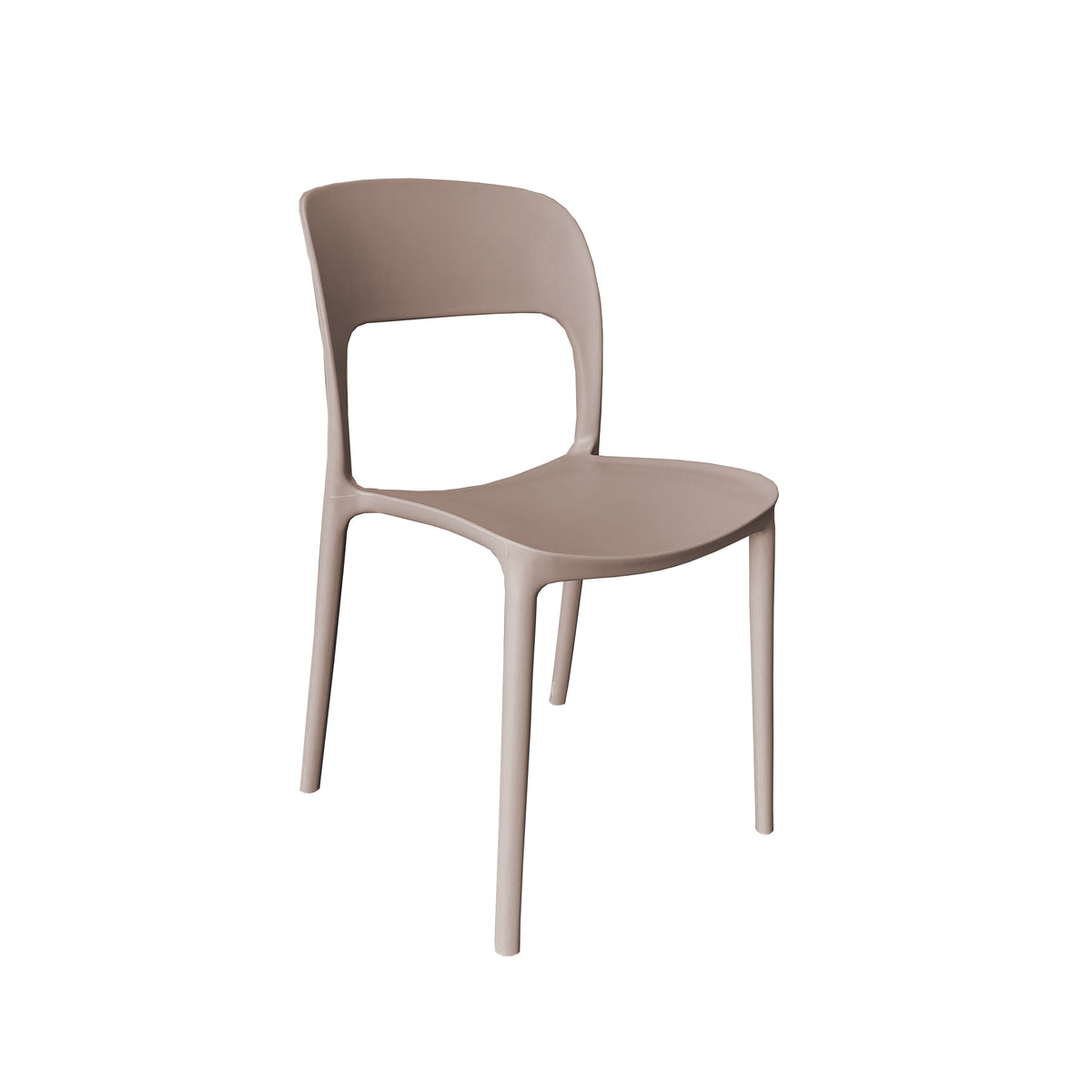 FORTE COMMERCIAL-GRADE FIBERGLASS-COMPOSITE STACKING CHAIR