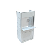 FRONTLINE20 36"W X 24"Dx 81"H COUNTER-HEIGHT 42" RECEPTION BOOTH
