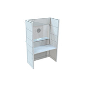FRONTLINE20 48"W X 24"D X 81"H COUNTER-HEIGHT 42" RECEPTION BOOTH
