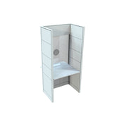FRONTLINE20 36"W X 24"D X 81"H TRANSACTION-HEIGHT 30" TOP BOOTH