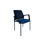 JUPITER MESH-BACK STACKING BLACK FRAME CHAIR