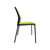 JUPITER MESH-BACK STACKING GUEST CHAIR W/ SEAT CUSHION