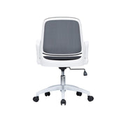 MARS MED-BACK MESH & FABRIC OFFICE TASK CHAIR WITH RETRACTABLE ARMS