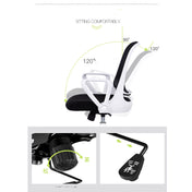 MARS MED-BACK MESH & FABRIC OFFICE TASK CHAIR WITH RETRACTABLE ARMS