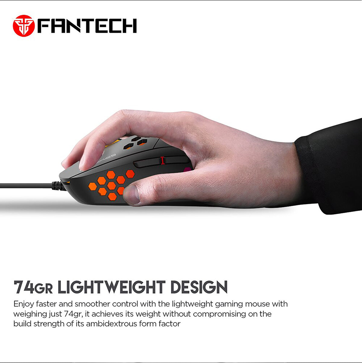 FANTECH HIVE UX2 WIRED PRO-GAMING MOUSE