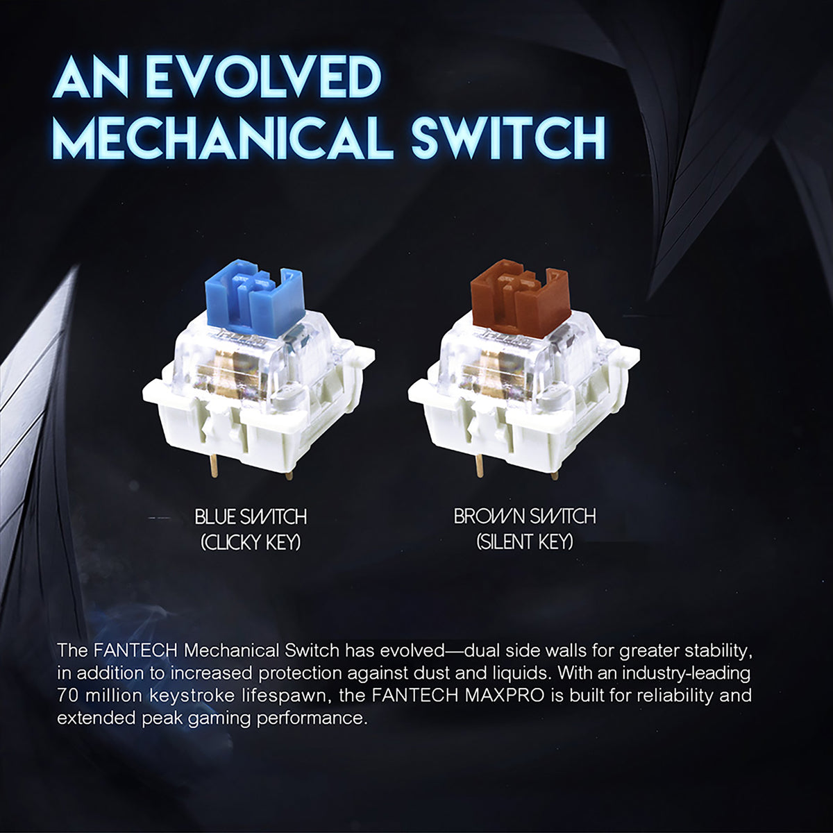 FANTECH MK851  GAMING WIRED MECHANICAL KEYBOARD