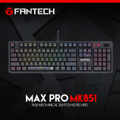 FANTECH MK851  GAMING WIRED MECHANICAL KEYBOARD