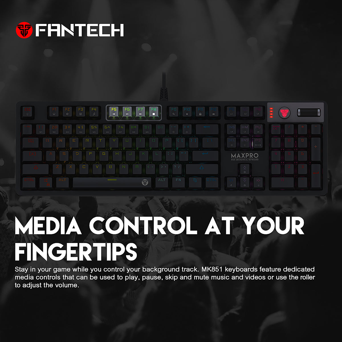 FANTECH MK851  GAMING WIRED MECHANICAL KEYBOARD